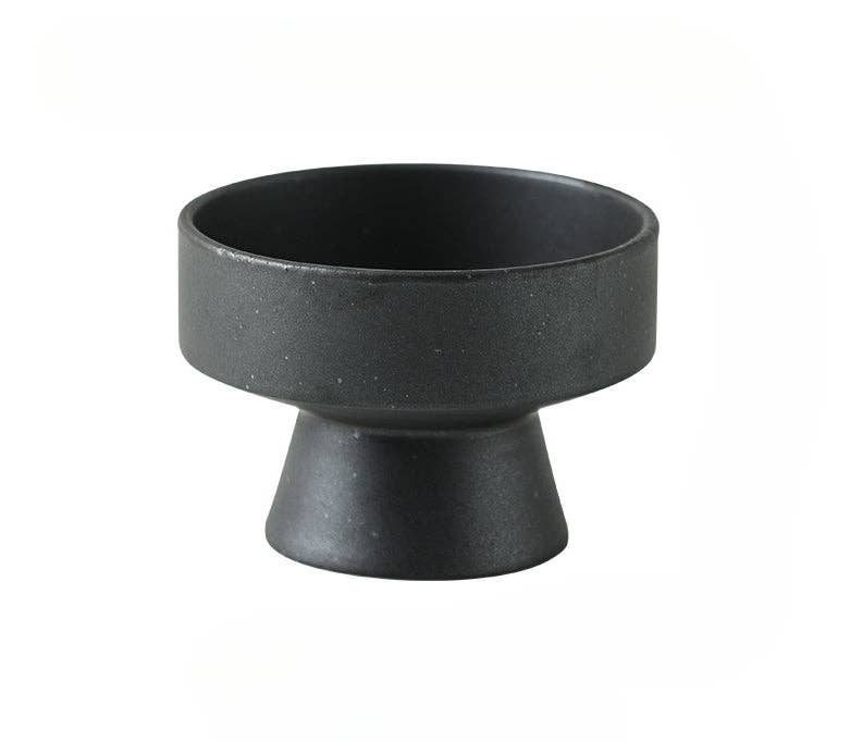 Keramik Designschale mit Standfuss
