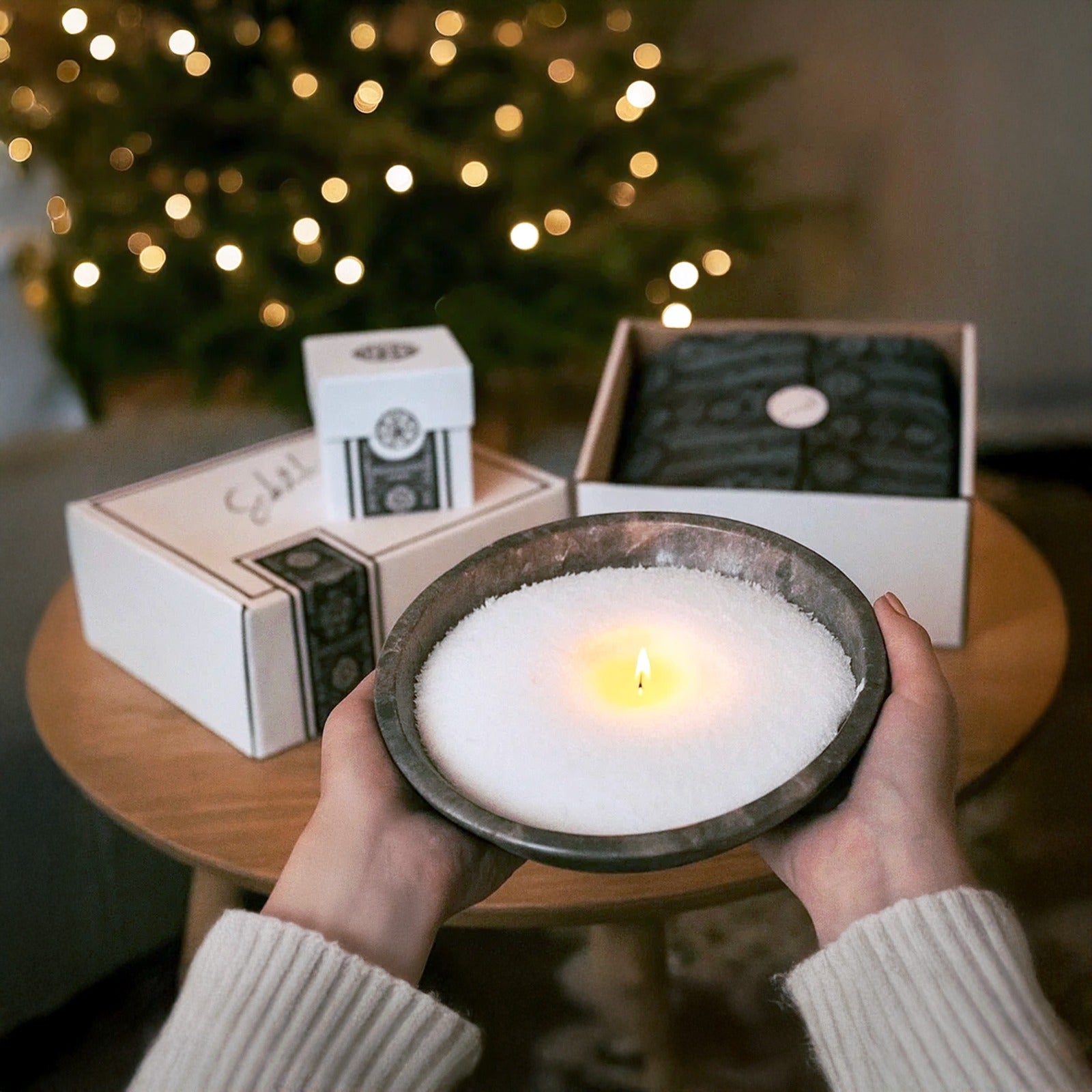 Kerzenschnee Geschenkbox