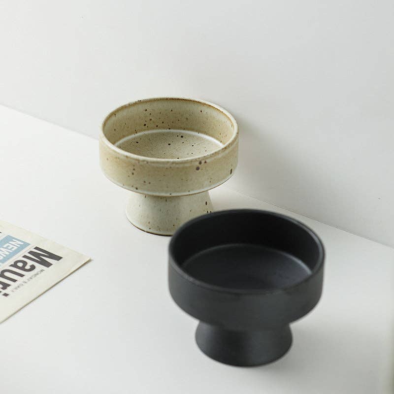 Keramik Designschale mit Standfuss