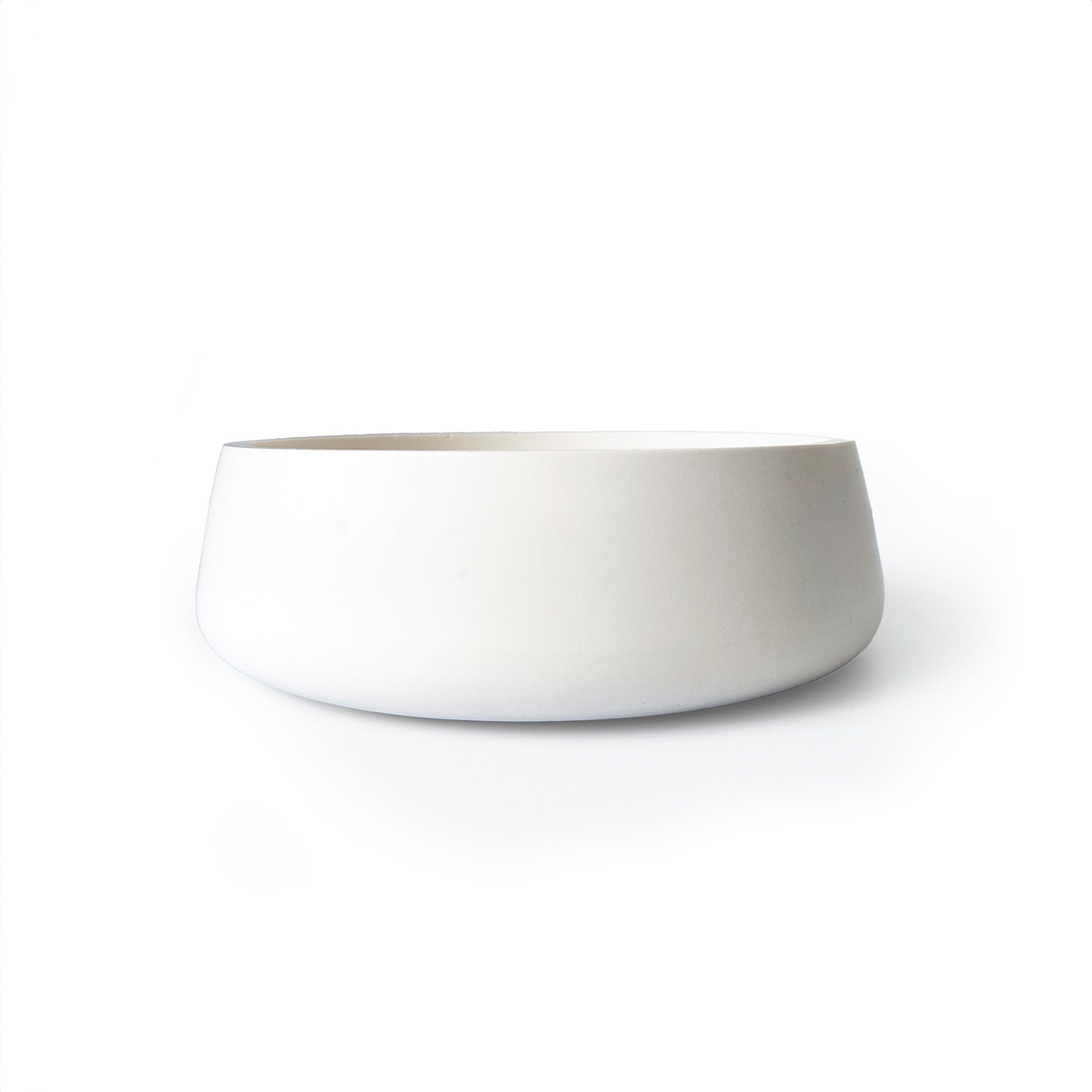 Kerzenschale Glina in Weiss – minimalistische Kerzenschale, Dekorationsschale oder Müslischale für Kerzensand und Kerzenschnee
